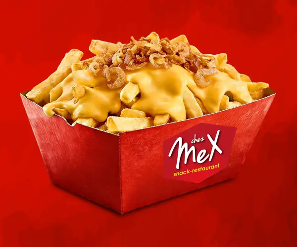frites cheddar/oignons